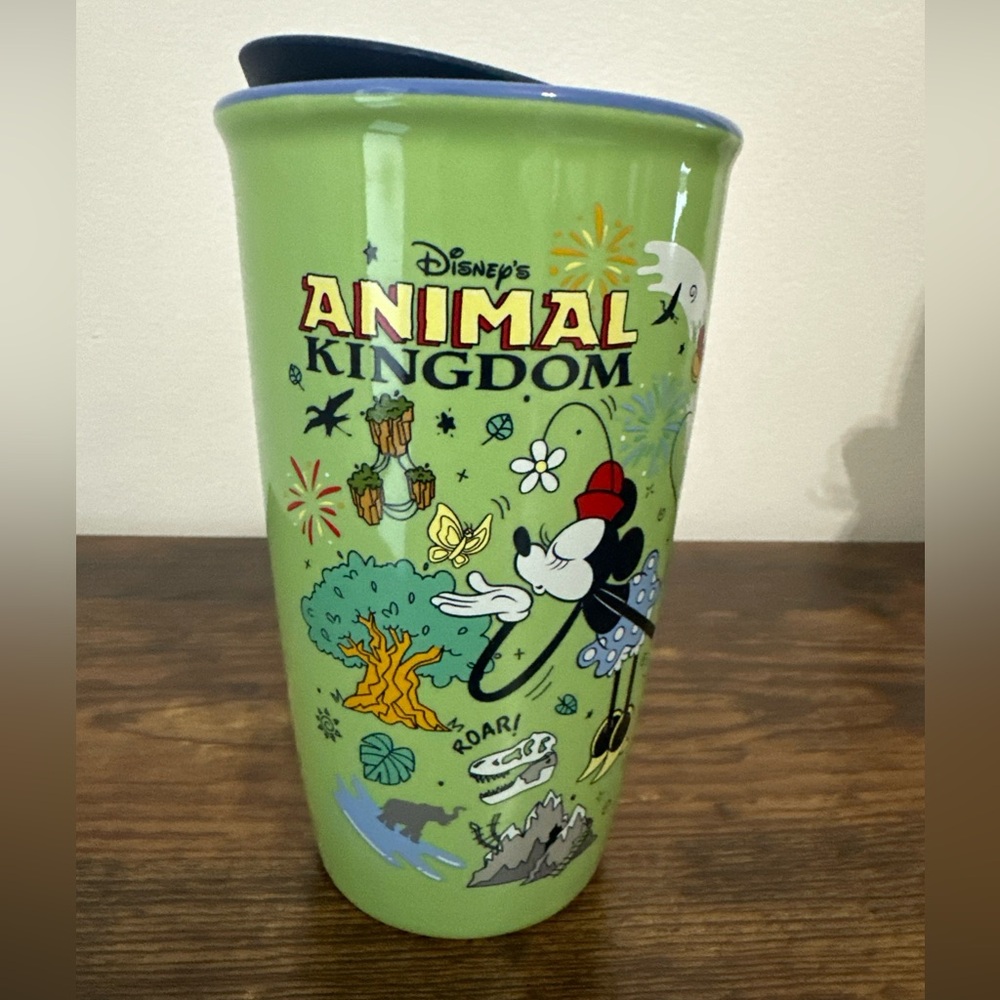Disney Parks Starbucks Animal Kingdom ceramic travel tumbler